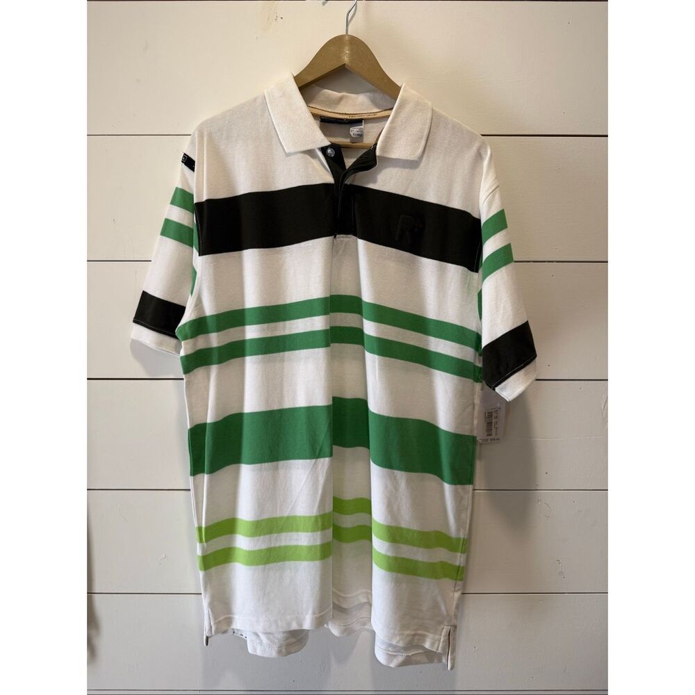Rocawear Men’s Striped Polo NWT VTG Y2K XL